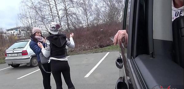  Takevan Angry bitch dont want to leave the van after fucked by horny stranger
